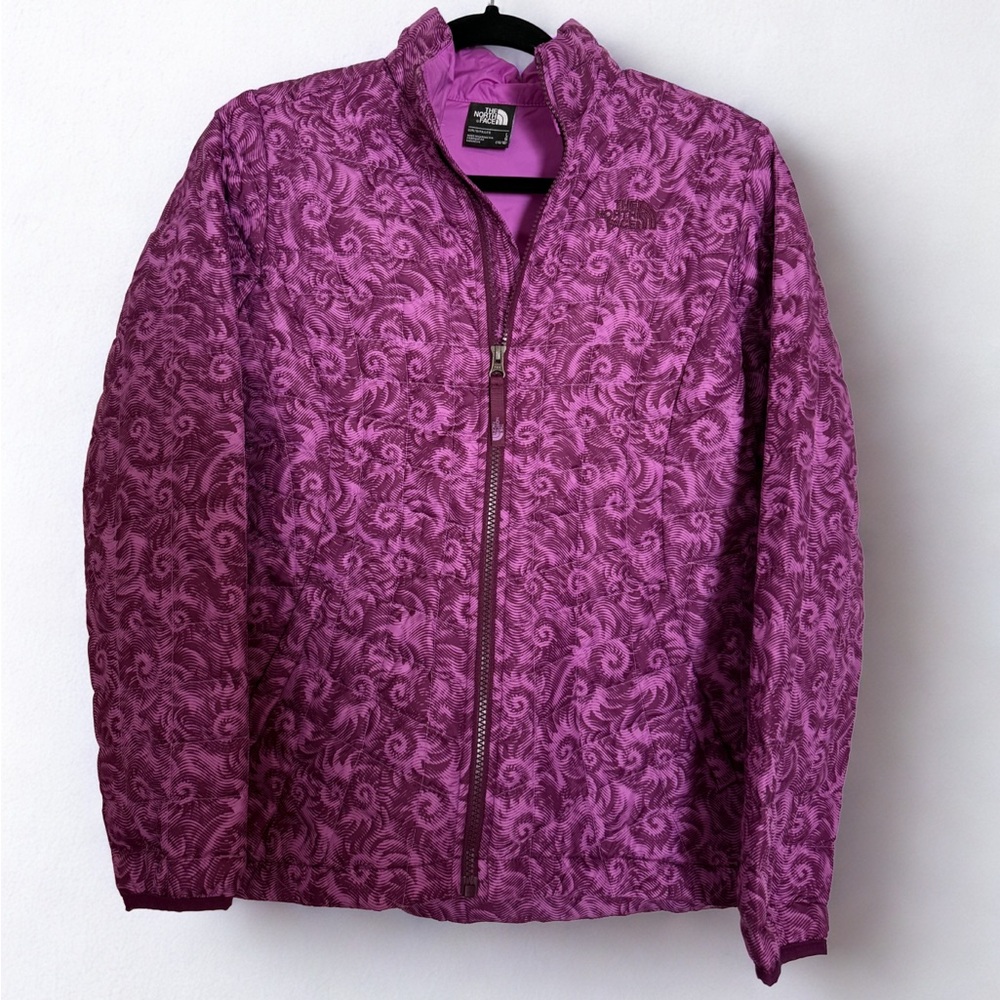 The North Face Women's Fuchsia Swirl Insulated Jacket